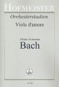 Orchesterstudien fr Viola d'amore Die Arien aus den Kantaten und der Johannespassion