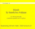 Musik fr feierliche Anlsse fr Blasorchester Tenorsaxophon 1