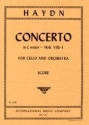 Concerto C major Hob.VIIb:1 for cello and orchestra study score