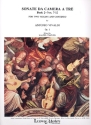 Sonata da camera a tre op.1 vol.2 (nos.7-12)  for 2 violins, cello and organ