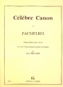 Clbre Canon pour violon et piano