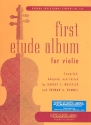 First Etude Album for violin
