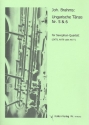 Ungarische Tnze Nr.5 und 6 fr 4 Saxophone SATB (AATB oder AATT) Partitur und Stimmen