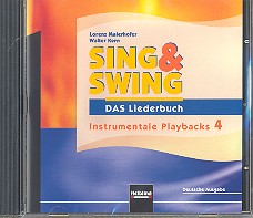 Sing und Swing - Das Liederbuch  CD 4 (Instrumentale Playbacks)