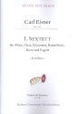 Sextett g-Moll Nr.1 fr Flte, Oboe, Klarinette, Bassetthorn, Horn, Fagott Partitur und Stimmen