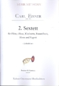 Sextett C-Dur Nr.2 fr Flte, Oboe, Klarinette, Bassetthorn, Horn, Fagott Partitur und Stimmen