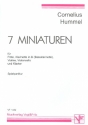 7 Miniaturen fr Flte, Klarinette, Violine, Violoncello und Klavier Spielpartitur