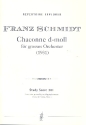 Chaconne d-Moll fr groes Orchester Studienpartitur