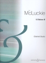 McLuckie, Ian: Twelve Below B fr 2 Klarinetten