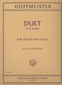 Duet G major for Violin and Viola Parts