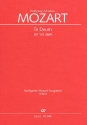 Te Deum laudamus KV141 fr Chor und Orchester Partitur