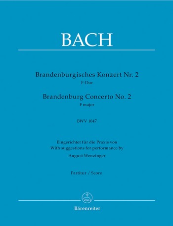 Brandenburgisches Konzert F-Dur Nr.2 BWV1047 fr Orchester Partitur