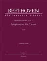 Sinfonie C-Dur Nr.1 op.21 fr Orchester Partitur