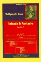 Intrada und fantasie HAASWV43 fr 2 Trompeten und Posaune (Klarinette, Fagotto) Partitur und Stimmen
