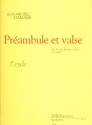 Preambule et valse 1er cycle pour saxophone alto et piano