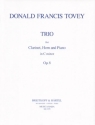Trio c minor op.8 for clarinet, horn and piano score and parts