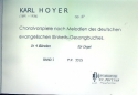 Choralvorspiele op.57 Band 1 fr Orgel nach Melodien des deutschen EG
