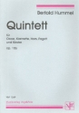 Quintett op.106 fr Oboe, Klarinette, Horn, Fagott und Klavier Partitur und Stimmen