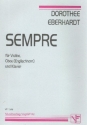 Sempre fr Violine, Oboe (Englischhorn) und Klavier Partitur und Stimmen