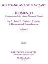 Idomeneo Band 1 fr 2 Oboen, 2 Klarinetten, 2 Fagotte und 2 Hrner und Kontrafagott Partitur und Stimmen