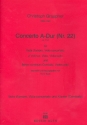 Concerto A-Dur Nr.22 fr Viola d'amore, Viola concertato, sStreicher und Bc Klavierauszug mit Solostimmen