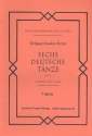 6 deutsche Tnze KV536 fr Mandoline (Violine) und Gitarre,   Partitur
