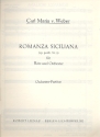 Romanza Siciliana fr Flte und Orhester Partitur