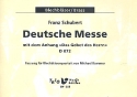 Deutsche Messe mit den Anhang Das Gebet des Herrn D872 fuer 2 Trompeten und 2 Posaunen,  Stimmen