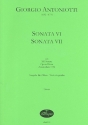 Sonata 6 und 7 für 2 Bassviole da gamba Partitur und Stimmen 12 Sonate Opera Prima