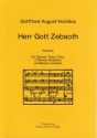 Herr Gott Zebaoth Kantate fr Sopran, Tenor, gem Chor und Orchester,  Chorpartitur