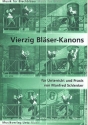 40 Blser-Kanons fr Blechblser fr Unterricht und praxis Partitur