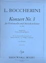 Konzert Nr.3 G480 fr Violoncello und Streichorchester fr Violoncello und Klavier