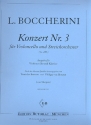 Konzert Nr.3 G480 fr Violoncello und Streichorchester fr Violoncello und Klavier