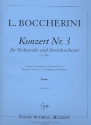 Konzert Nr.3 für Violoncello und Streichorchester, Partitur
