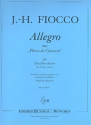 Allegro fr Streichorchester Partitur