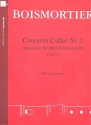 Concerto C-Dur Nr.5 für 4 Blockflöten (AAAT/A) Partitur und Stimmen Herrmann, Ulrich, Ed