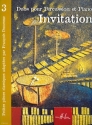 Invitation vol.3 duos pour percussion et piano, parties Dunesme, F., arr.