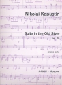 Suite in the old style op.28 for piano solo