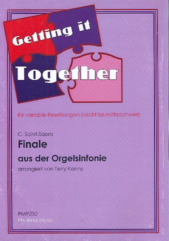 Finale aus der Orgelsinfonie fr variable Besetzung (leicht) Partitur und Stimmen