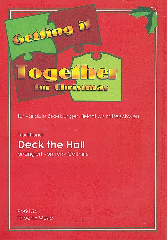 Deck the Hall fr variable Besetzung Partitur und Stimmen