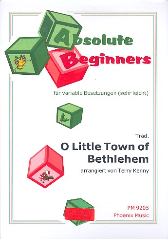 O little Town of Bethlehem fr variable Besetzung (sehr leicht) Partitur und Stimmen