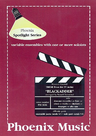Blackadder: fr 2 Solo-Instrumente und variables Ensemble Partitur und Stimmen