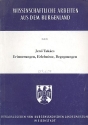 Jen Takacs Erinnerungen, Erlebnisse und Begegnungen Wissenschaftliche Arbeiten aus dem Burgenland