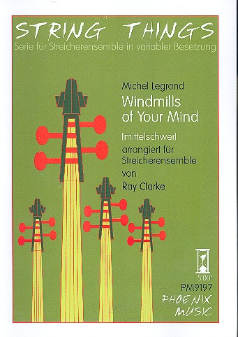 The Windmills of your Mind fr variable Streicherbesetzung Partitur und Partitur