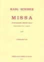SCHISKE Karl Missa Cunctipotens Genitor Deus Op. 43 gemChor acapp Org Chorpartitur