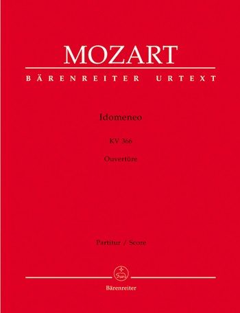 Idomeneo KV366 Ouverture fr Orchester Partitur