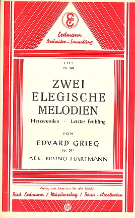 2 elegische Melodien op.34,1 fr Salonorchester