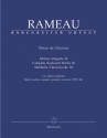 Pieces de clavecin vol.3 Smtliche Klavierwerke Band 3 Rampe, Siegbert. Ed