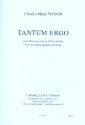 Tantum ergo pour baryton solo, 4 voix mixtes et orgue, partition