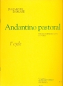 Andantino pastoral 1er cycle pour saxophone alto et piano